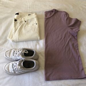American Eagle Outfitters Purple Top